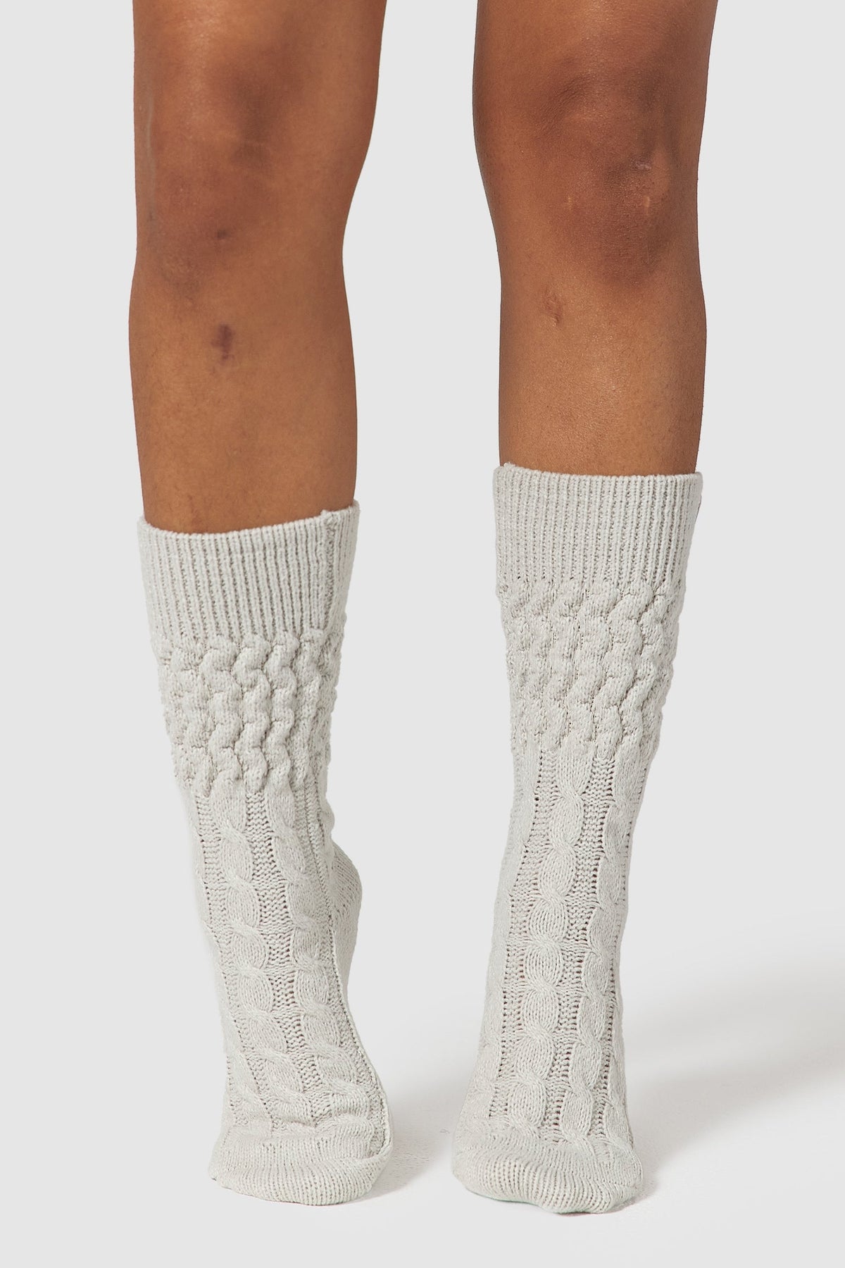 Lounge Snug Knitted Socks - Frost