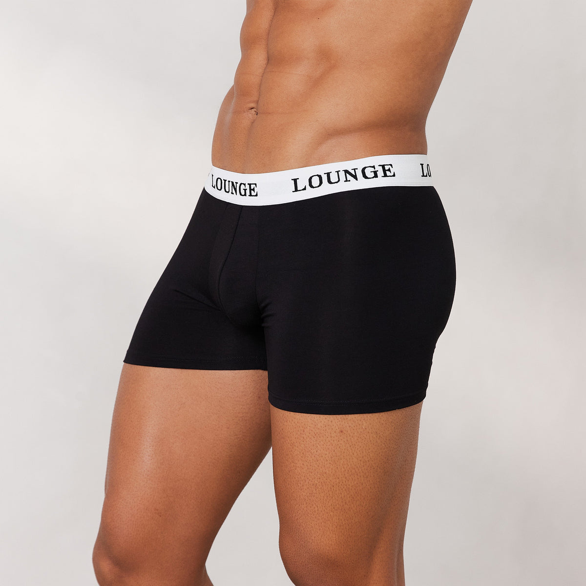 Lounge Men's Everyday Boxers (3 Pack) - Black