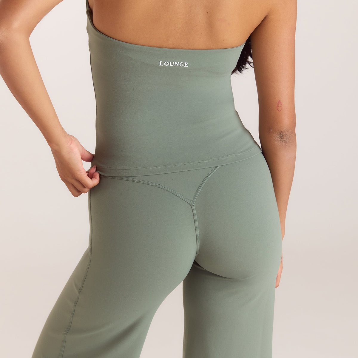 Lounge ContourSoft™ Straight-Leg Leggings - Sage Green