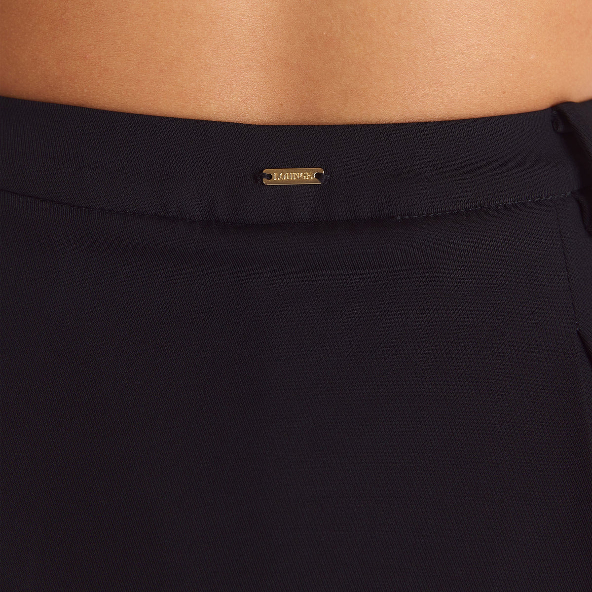 Lounge Pleated Skort - Black