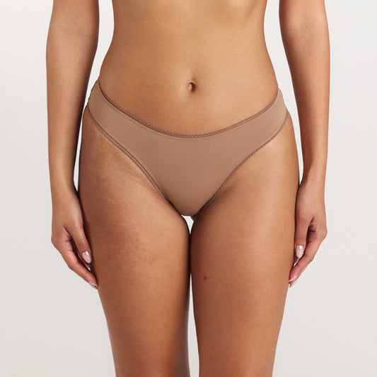 Lounge Comfort Brazilian Briefs - Hazel