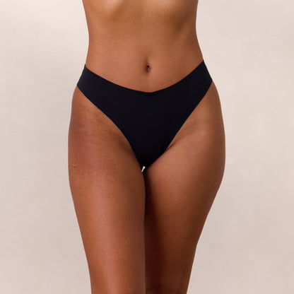 Lounge Everyday Flex Brazilian Briefs - Black