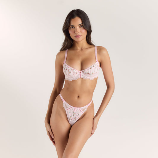 Lounge Orelia Balcony Bra - Pink Floral