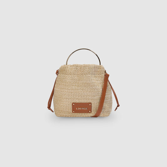 Lounge Blythe Bucket Bag - Raffia