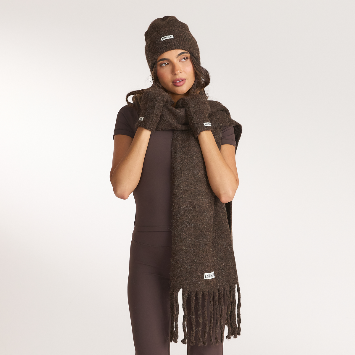 Lounge Winter Accessories Bundle - Dark Chocolate