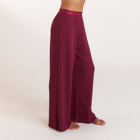 Lounge Soft Waffle Pajama Pants - Berry