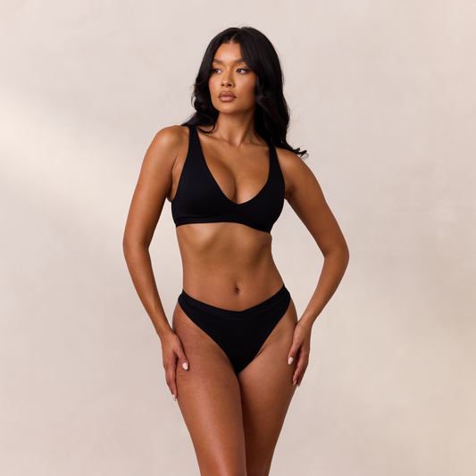 Lounge Everyday Comfort Triangle Bra - Black