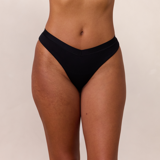 Lounge Everyday Comfort Brazilian Briefs - Black