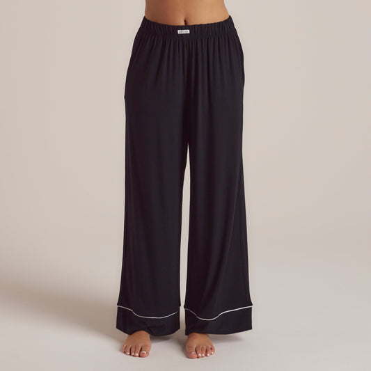 Lounge Modal Pajama Pants - Black