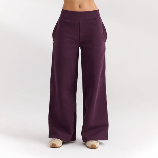 Lounge Straight-Leg Joggers - Cherry Lacquer