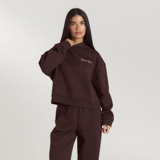 Lounge Lounge Living Hoodie - Chocolate