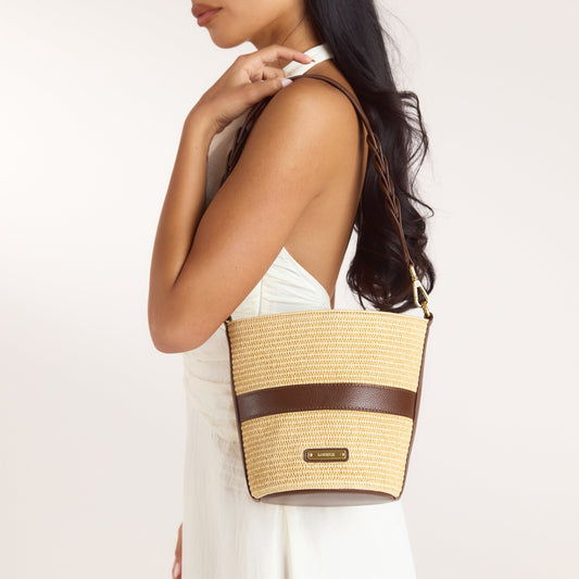 Lounge Cleo Bucket Bag - Beige