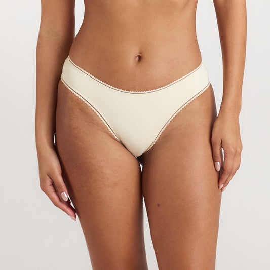 Lounge Comfort Brazilian Briefs - Latte
