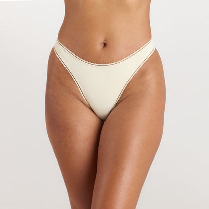Lounge Comfort Thong - Latte