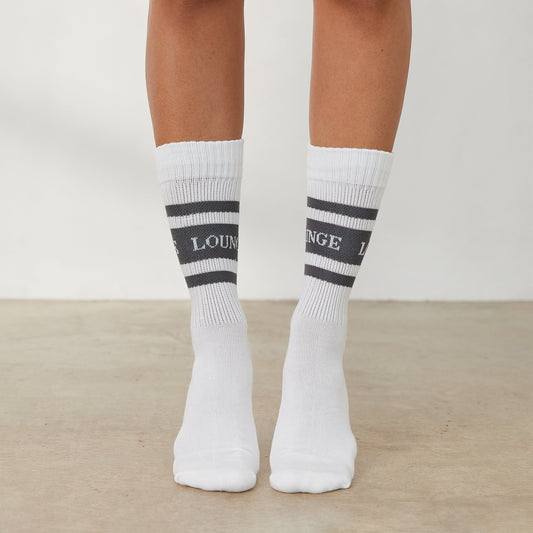 Lounge Essential Socks (2 Pack) - Charcoal