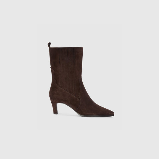Lounge Heather Ankle Boots - Chocolate