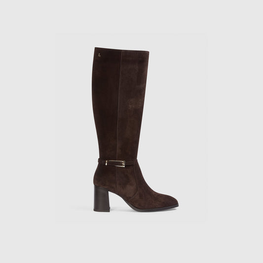 Lounge Ivy Knee-High Boots - Chocolate