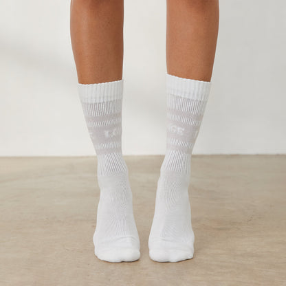 Lounge Essential Socks (2 Pack) - Cream