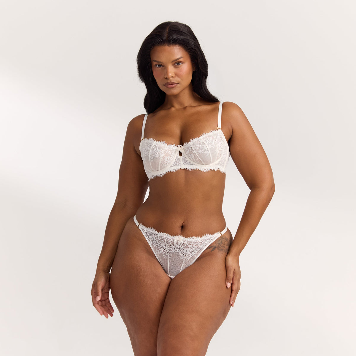 Lounge Tempt Balcony Bra - Cream