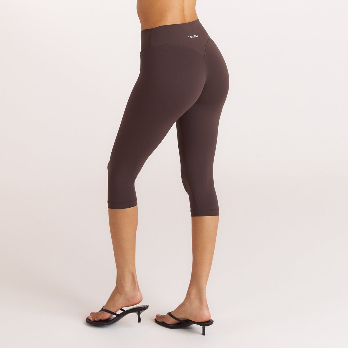 Lounge ContourSoft™ Capri Leggings - Dark Chocolate