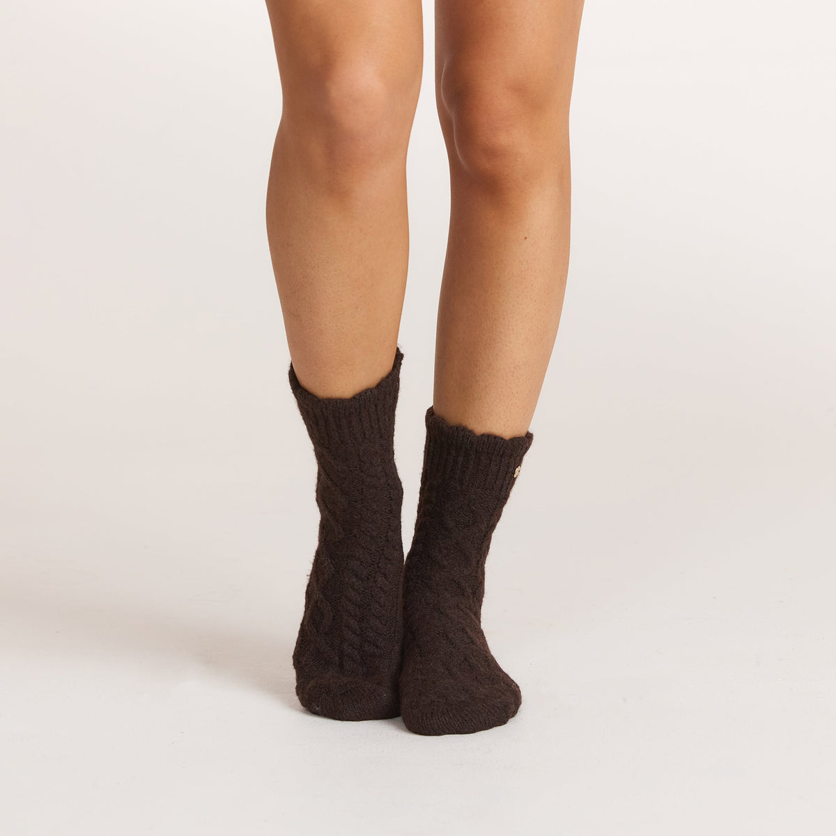 Lounge Cable-Knit Cosy Socks - Multi