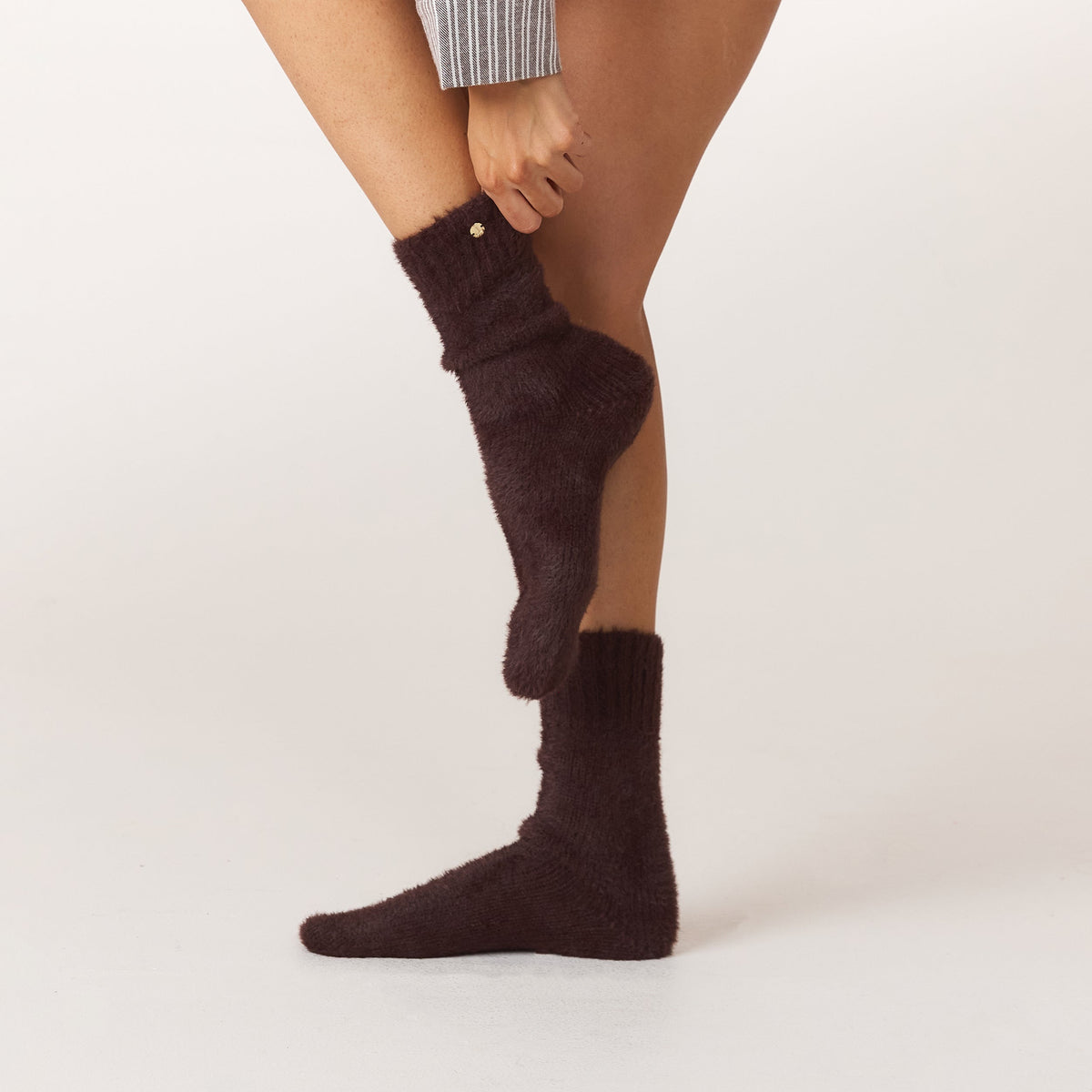 Lounge Ribbed Fluffy Socks - Multi