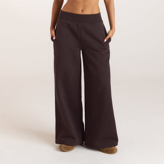 Lounge Straight-Leg Joggers - Dark Chocolate