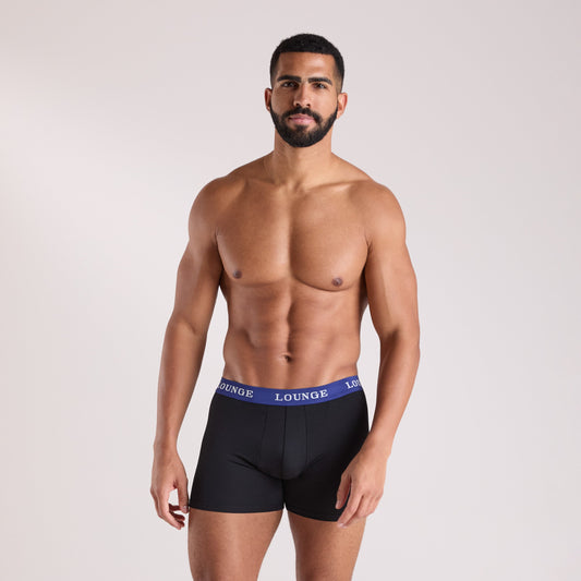 Lounge Men's Everyday Boxers (3-Pack) - Black Multi