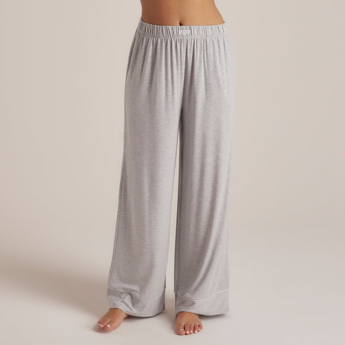 Lounge Modal Pajama Pants - Grey Marl