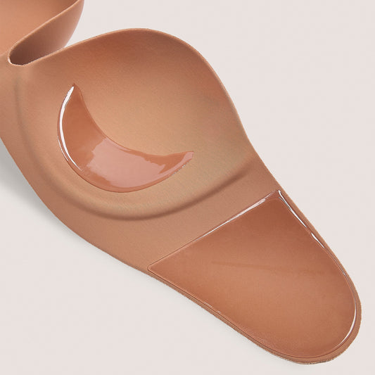 Lounge Stick-On Push-Up Bra - Nutmeg