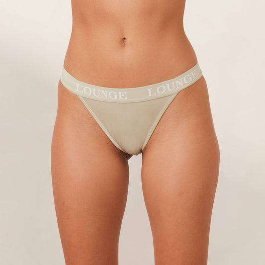 Lounge Bamboo Triangle Briefs - Olive