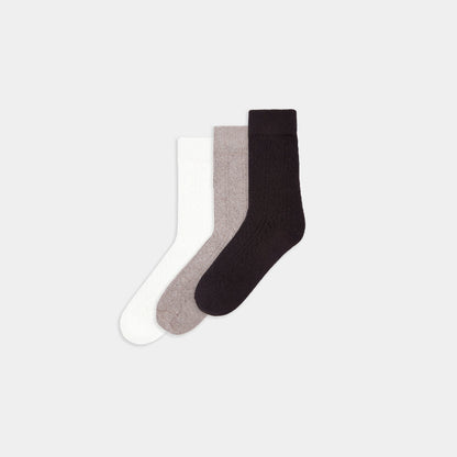 Lounge Pointelle Socks (3-Pack) - Multi