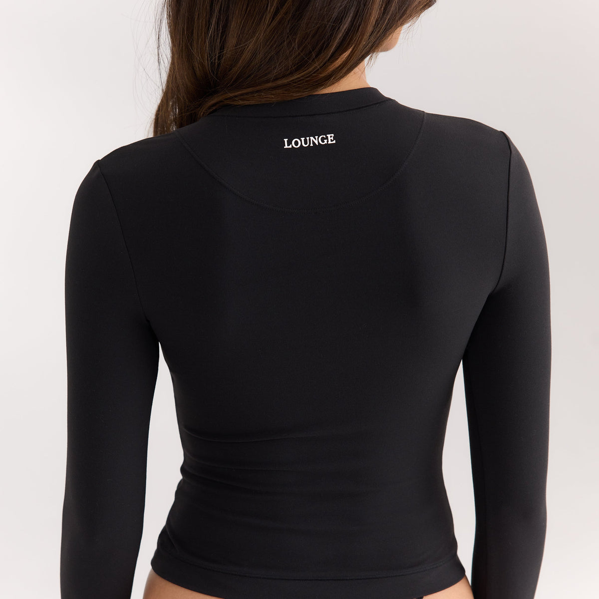 Lounge ContourSoft™ Long-Sleeve Top - Black