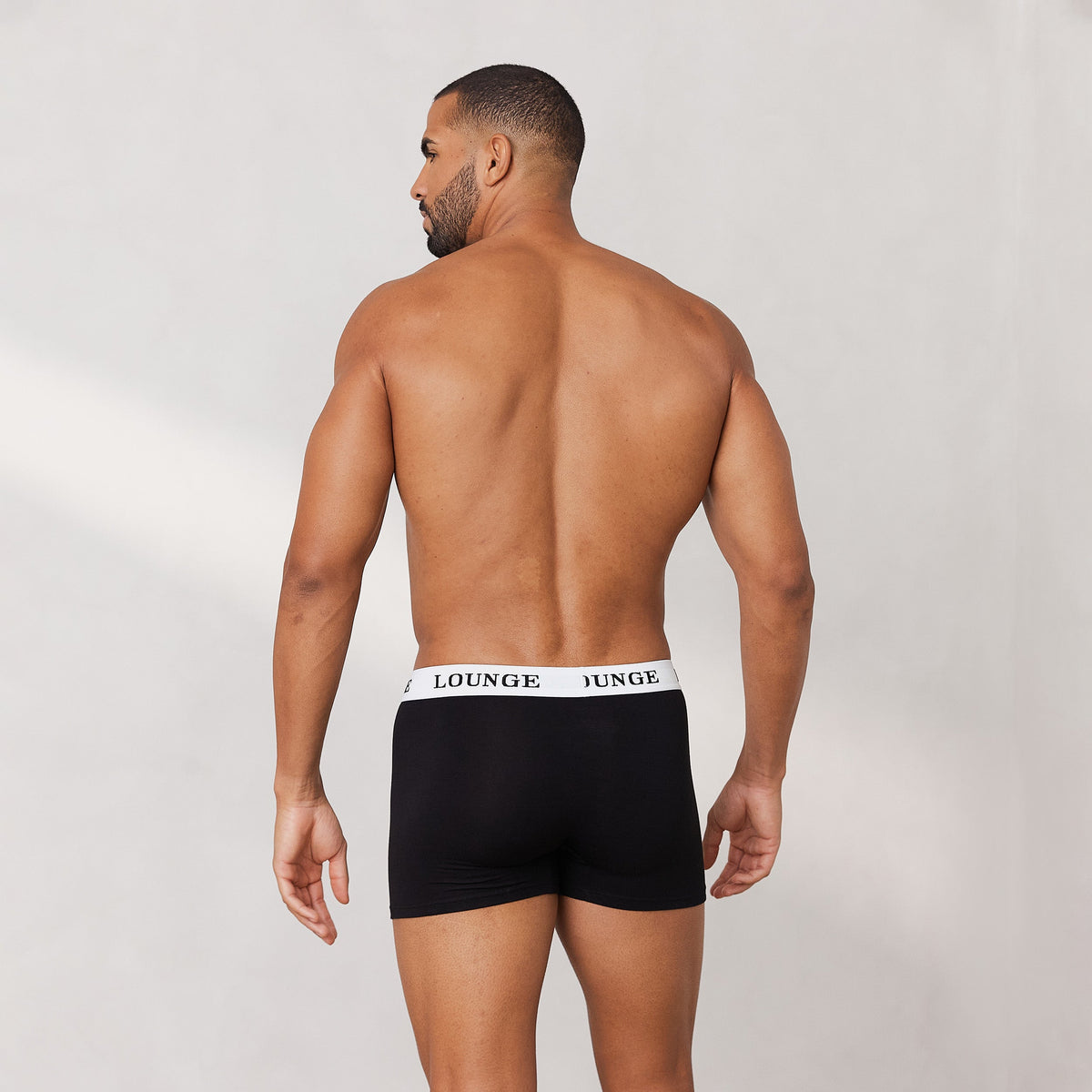 Lounge Men's Everyday Boxers (3 Pack) - Black