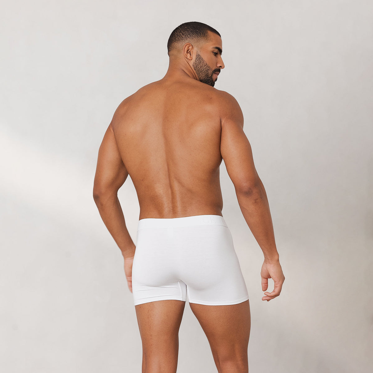 Lounge Men's Luxe Boxers (3 Pack) - White