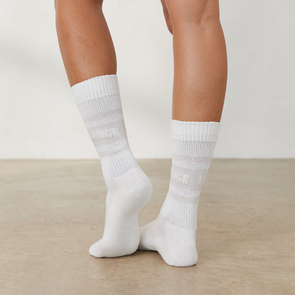Lounge Essential Socks (2 Pack) - Cream