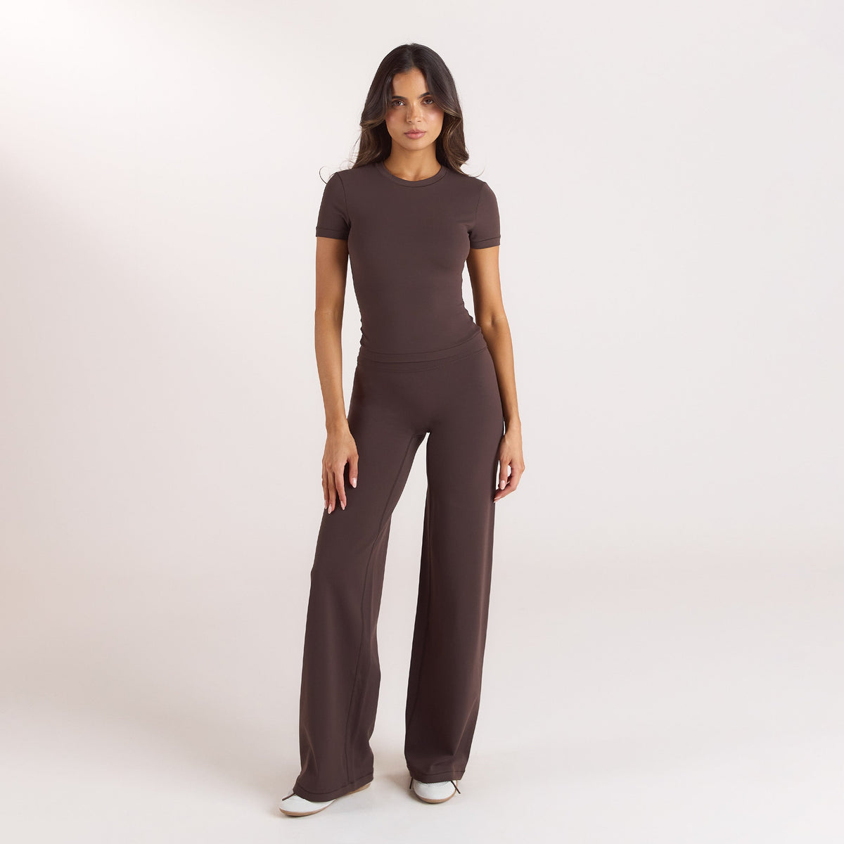 Lounge ContourSoft™ Straight-Leg Leggings - Dark Chocolate