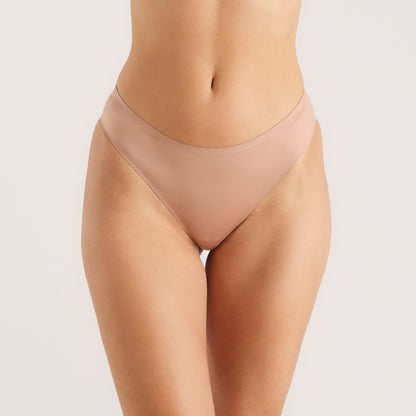 Lounge Seamless Bonded Brazilian Briefs (3-Pack) - Honey