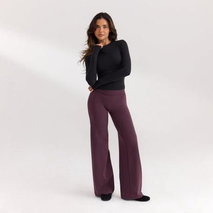 Lounge ContourSoft™ Long-Sleeve Top - Black
