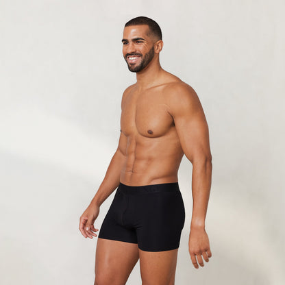 Lounge Men's Luxe Boxers (3 Pack) - Black