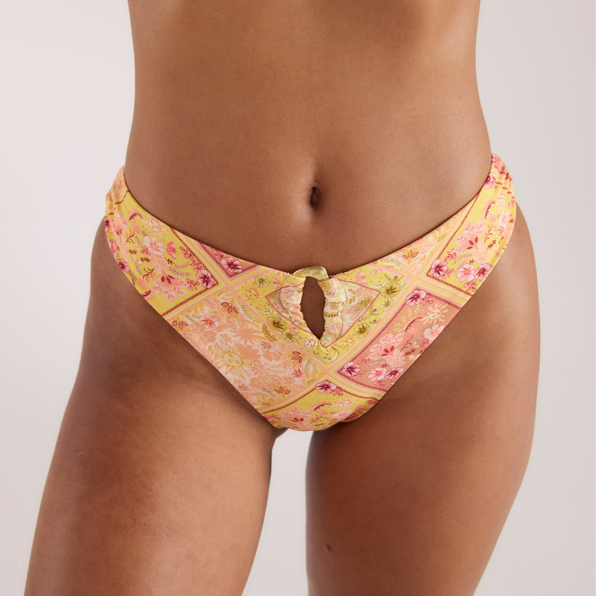 Lounge Celestial Front Gather Bikini Briefs - Celestial Print