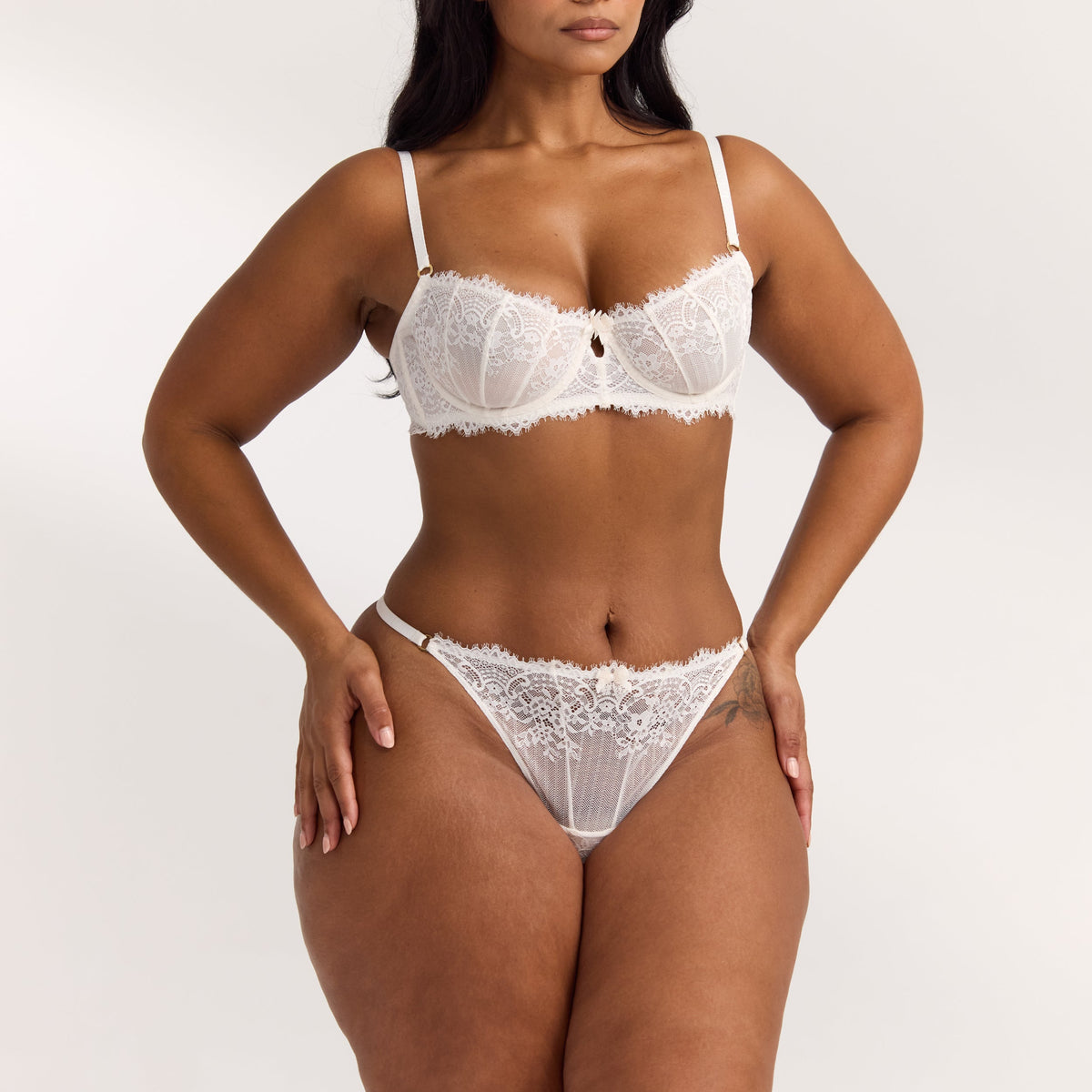 Lounge Tempt Balcony Bra - Cream
