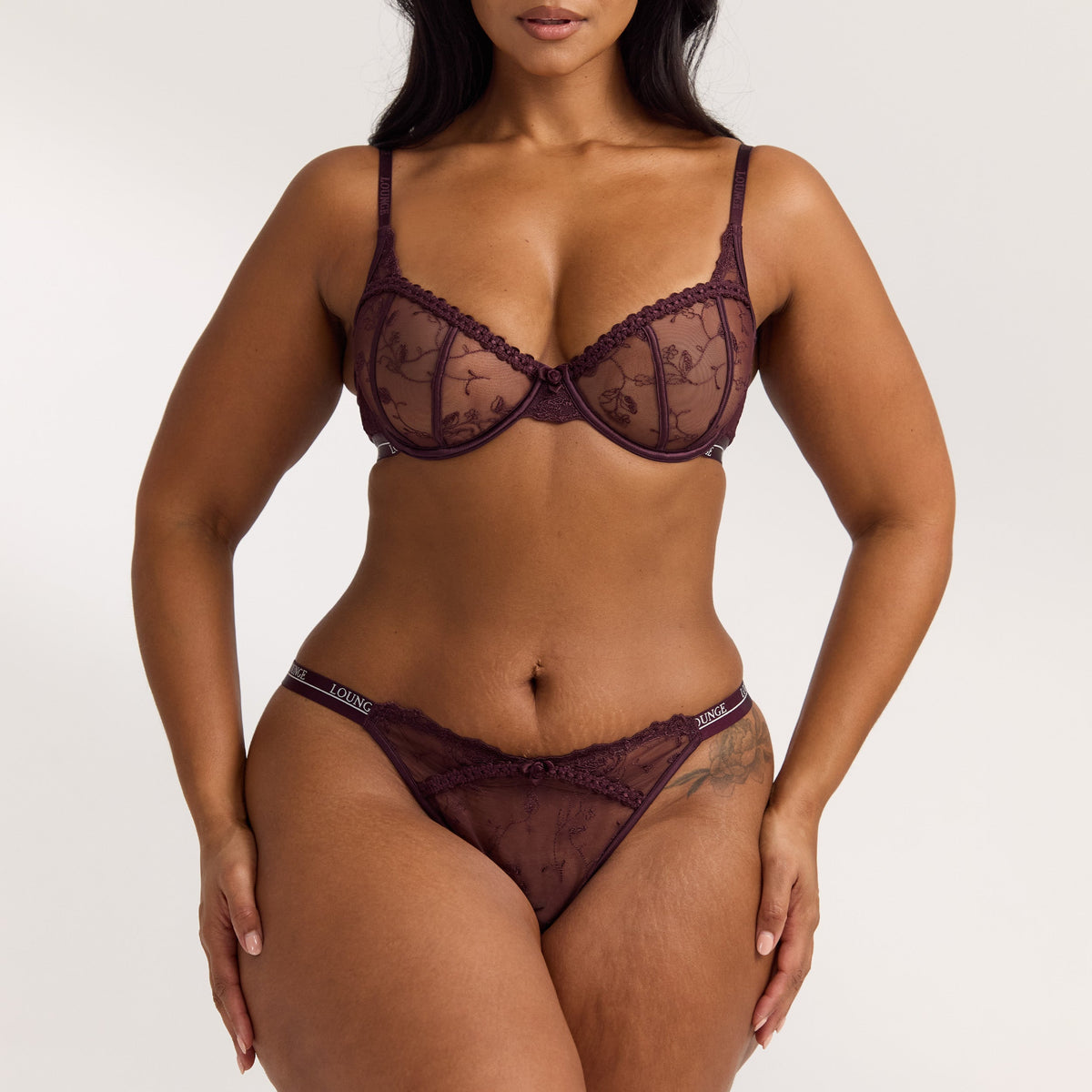 Lounge Reveal Balcony Bra - Fig