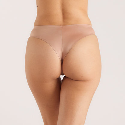 Lounge Seamless Bonded Brazilian Briefs (3-Pack) - Honey