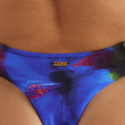 Lounge Midnight Tropics High-Leg Bikini Thong - Midnight Blue