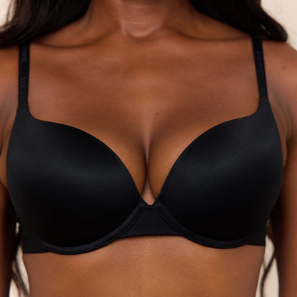 Lounge Everyday High Push-Up Bra - Black