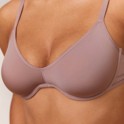 Lounge Barely There Plunge Bra - Mauve