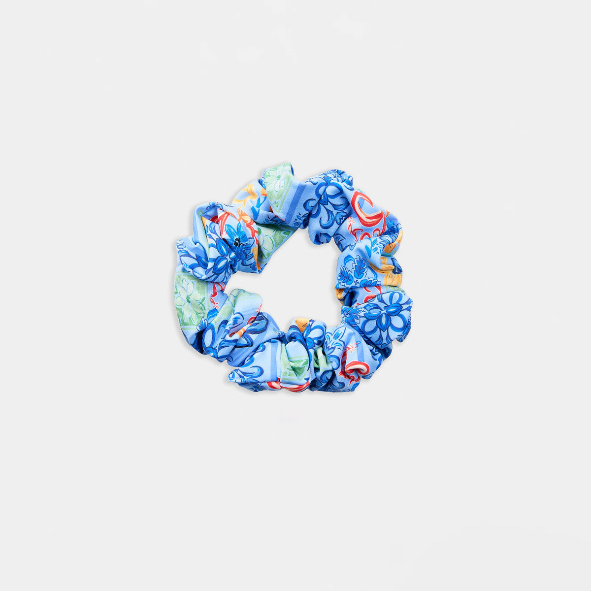 Lounge Mosaic Scrunchie - Blue Print