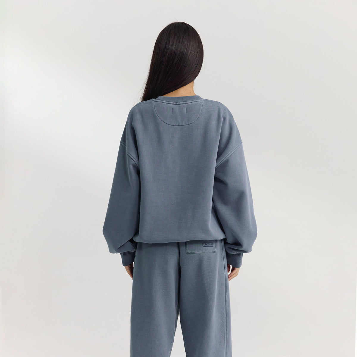 Lounge Oversized Sweater - Washed Blue