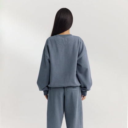 Lounge Oversized Sweater - Washed Blue
